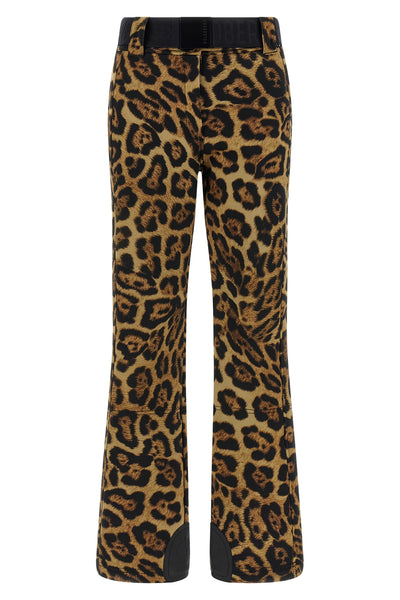 goldbergh minou ski pants redefine technical clothing through a bold all-over