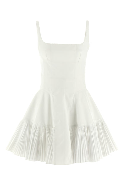 cotton poplin mini dress