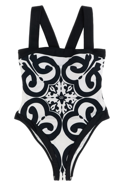 costella quick-drying powerstretch jersey one-piece swimsuit