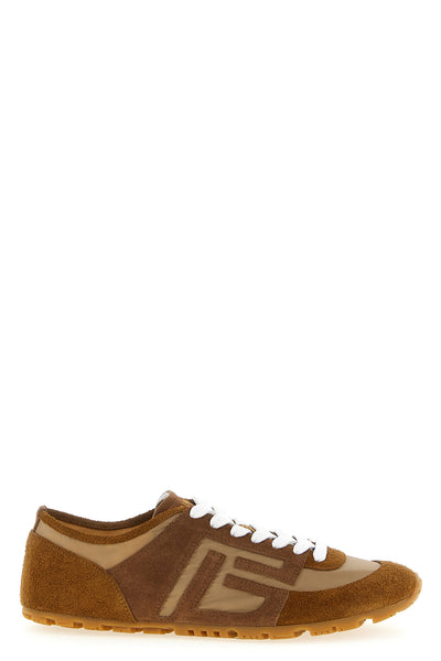racer 45 sneakers in deer leather and nylon