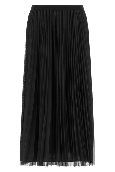 the fabiana filippi skirt defines a new elegance through fluid volumes and mater