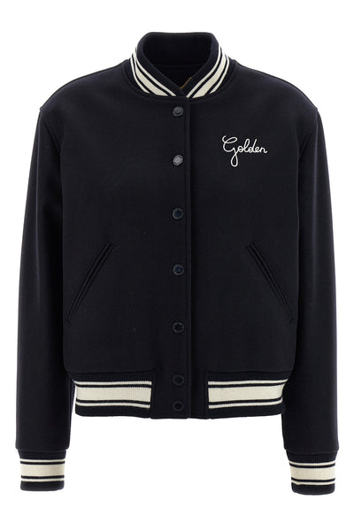 dirce bomber jacket in virgin wool blend
