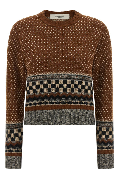 the golden goose journey cropped knit defines a new interpretation of knitwear t