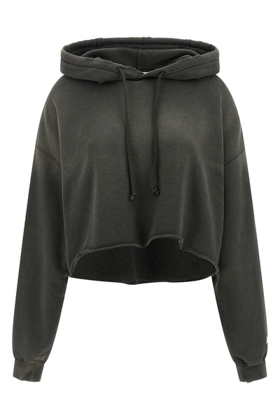 gauze delavé cotton hoodie