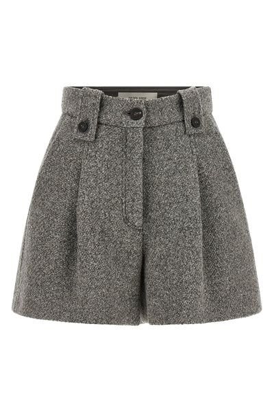golden goose ryanna shorts redefine sartorial daywear through a structured sil