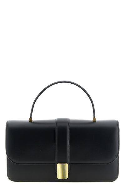 the khaite blake handbag defines a structured silhouette made of fine smooth c
