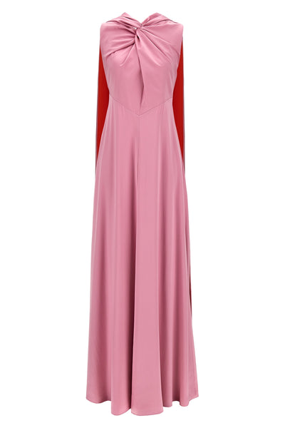 long amanita silk dress