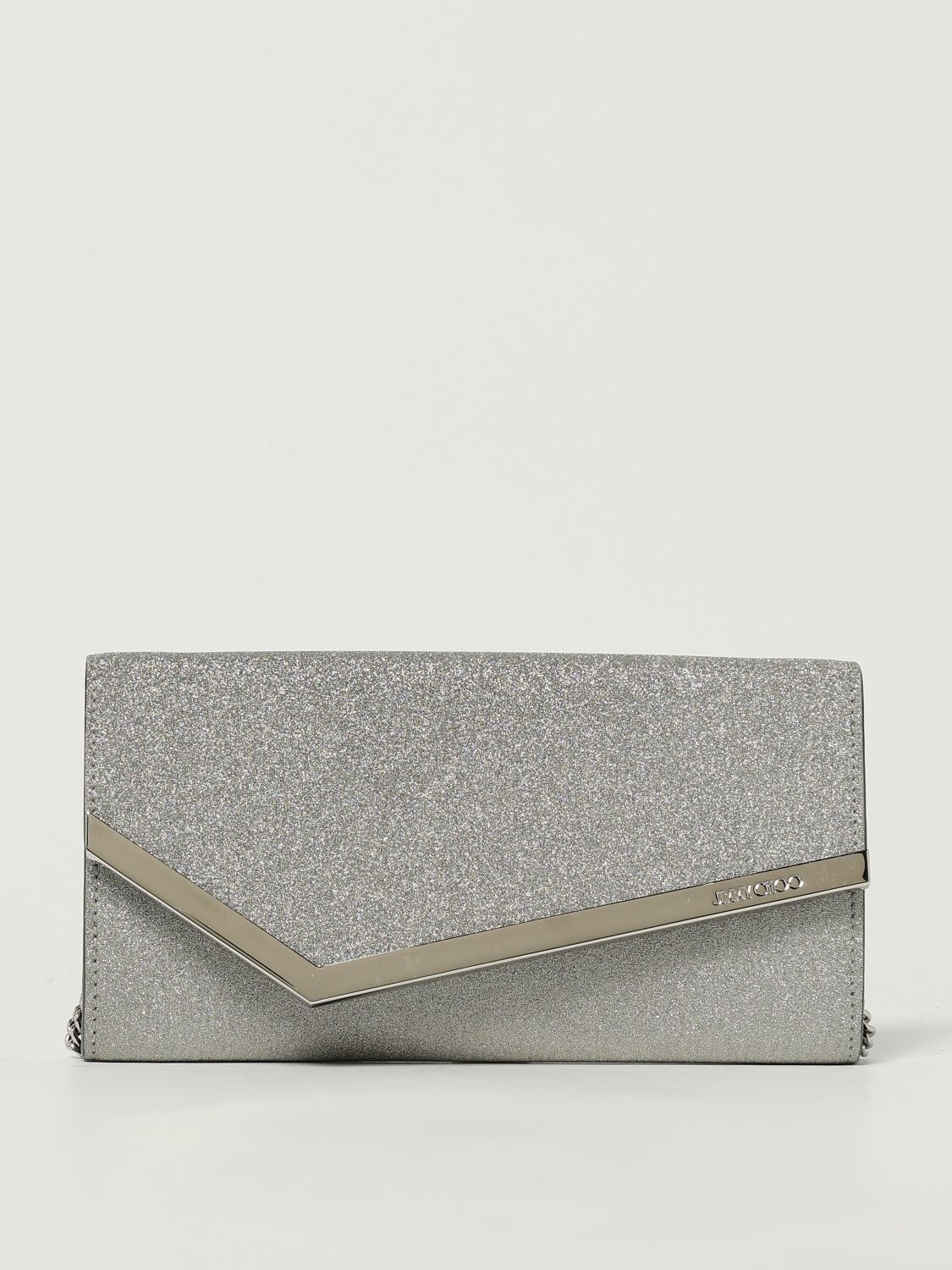 jimmy-choo-woman-s-clutch-emmieigt-silver-coloured