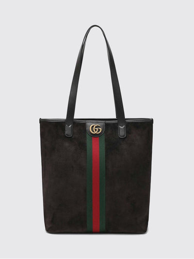 Ophidia Medium Suede Leather Tote