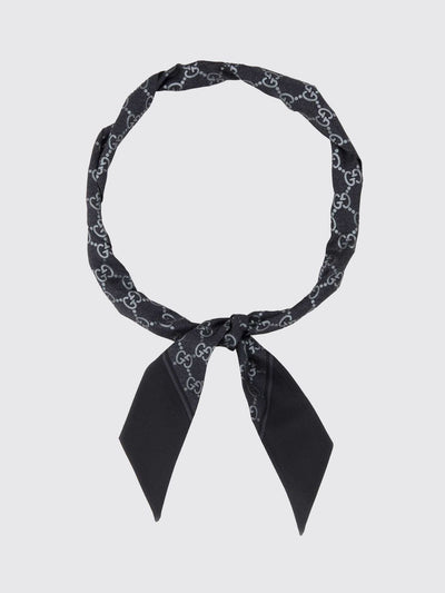 woman's neck scarf
