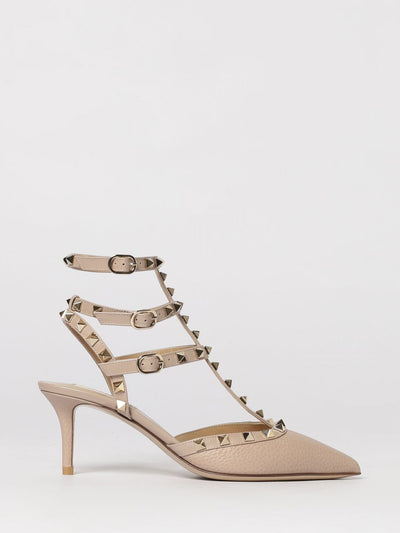 rockstud pumps in leather