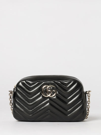 gg marmont bag in chevron nappa leather
