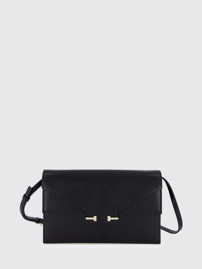 aube calf leather shoulder bag