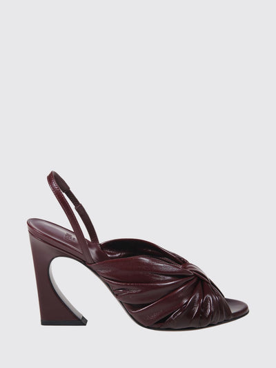 arco draped nappa sandals