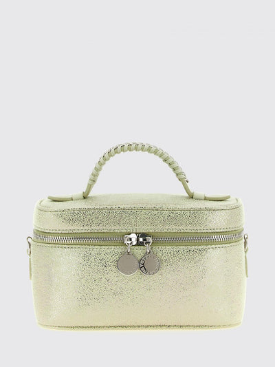 falabella vanity laminated synthetic suede bag
