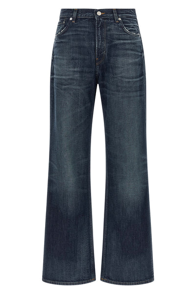 haikure korea jeans redefine the everyday silhouette through a flared wide-leg