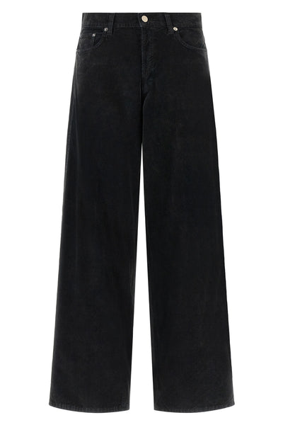 haikure bethany jeans feature a structured wide-leg silhouette made of pure co