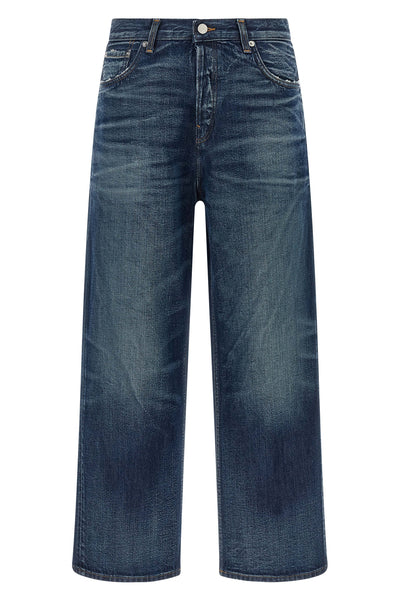 haikure betty jeans redefine the concept of denim through a wide and structure