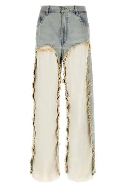 bull bonnie used-effect cotton denim jeans