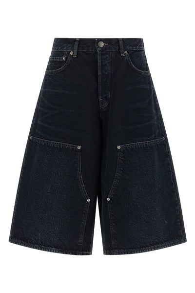 haikure legacy denim bermuda shorts redefine the volumes of the contemporary w