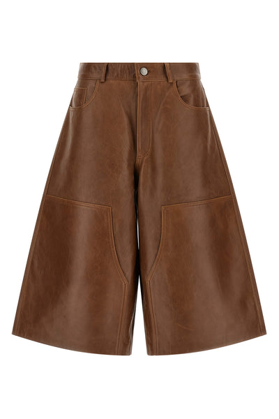 haikures leather legacy bermuda shorts redefine casual tailoring through a lo