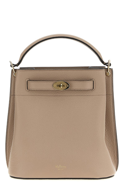 small islington bucket bag in hammered leather