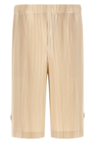 wear or wrap bermuda shorts in ribbed fabric