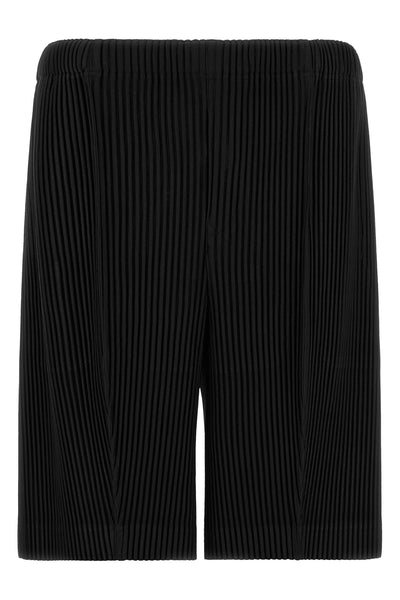 homme pleated monthly colors: august bermuda shorts