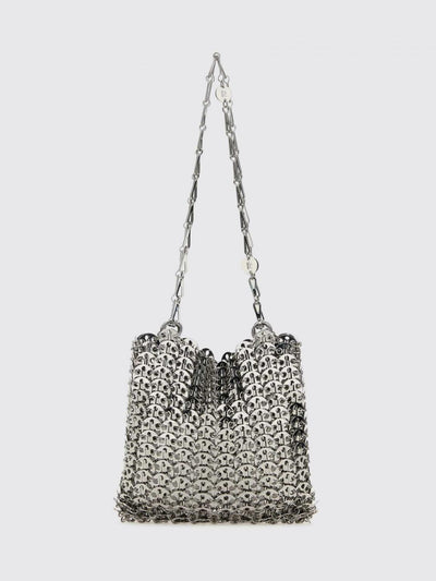 1969 knitted brass bag