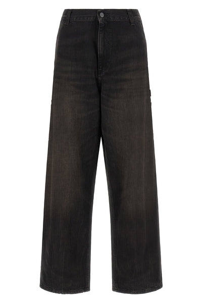 the brandon single knee carhartt wip jeans reinterpret the workwear aesthetic