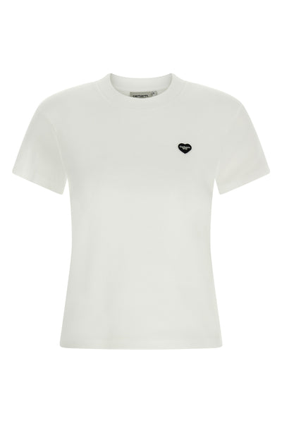the carhartt wip small heart t-shirt defines everyday luxury through a precise