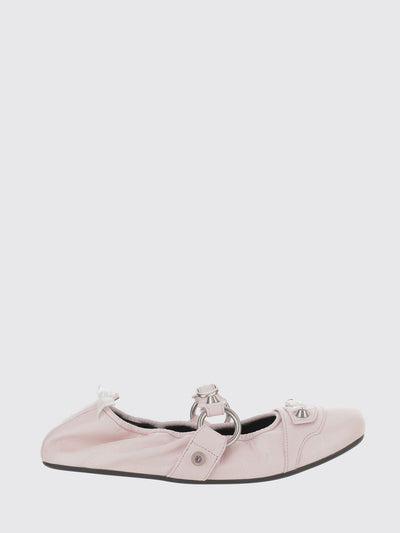 city arena leather ballet flats with bows