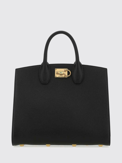 studio box bag (m) leather handbag