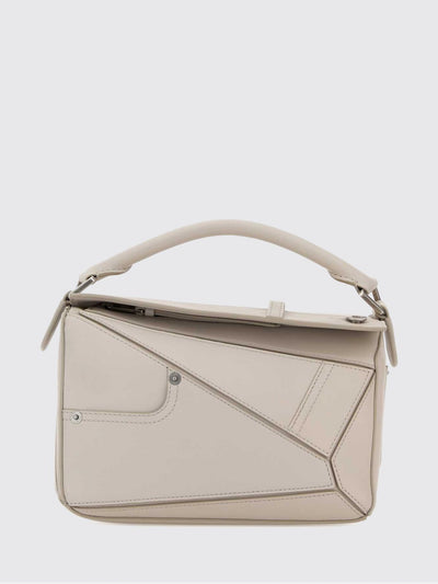 puzzle leather bag