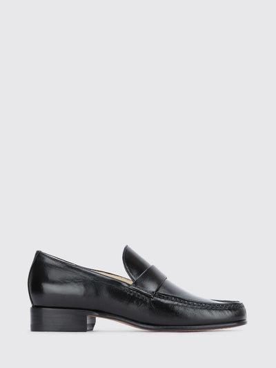 leather loafers