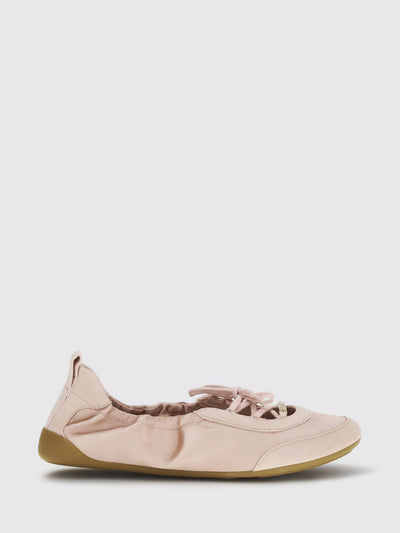 chloé kick nylon and suede ballerina flats