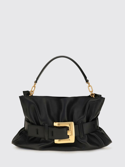 anthem medium ruched leather bag