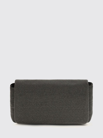 leather pouch with all over monile