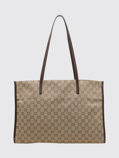 londra monogram jacquard shoulder bag with double leather handle