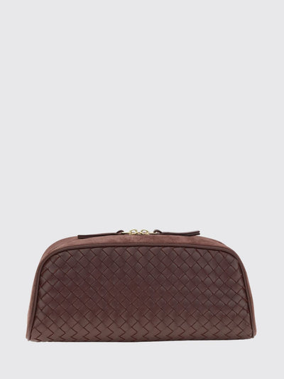 nodo intrecciato woven nappa leather clutch bag