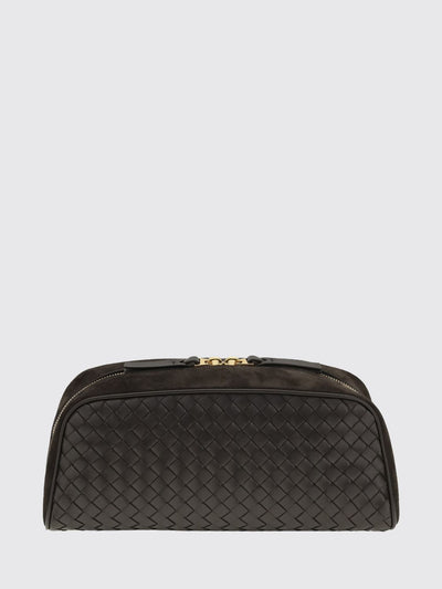nodo intrecciato woven nappa leather clutch bag
