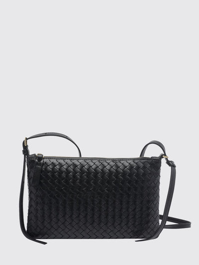 small woven nappa crossbody bag