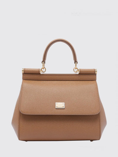 sicily mini handbag in grained calfskin leather