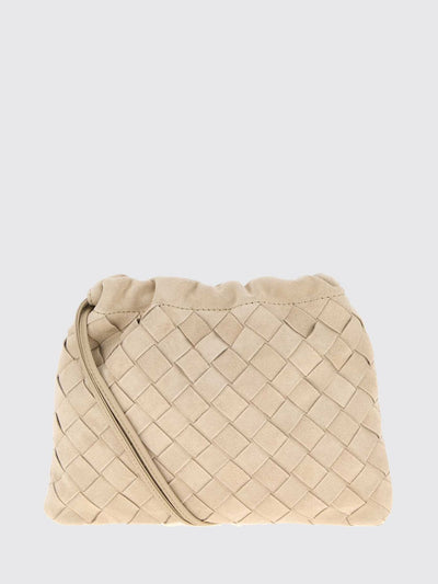 intrecciato suede leather mini bag