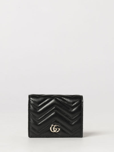 gg marmont chevron matelassé nappa bifold wallet