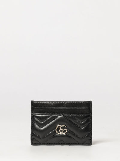 gg marmont quilted chevron nappa leather card holder
