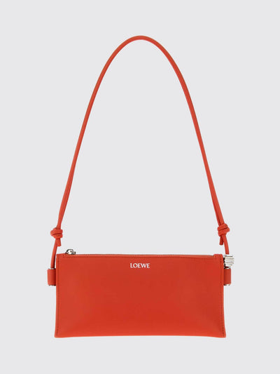 joya knotted handle shoulder bag in nappa leather
