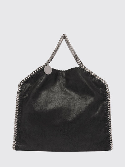 falabella large tote bag in alter mat with chain trims