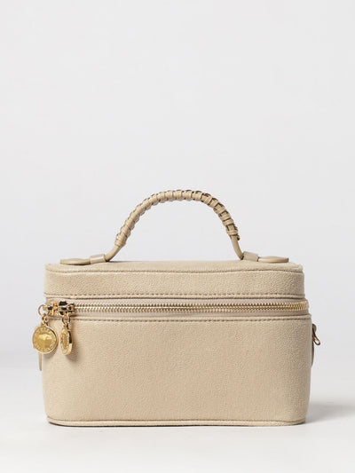 falabella vanity mini bag in faux leather with chain strap