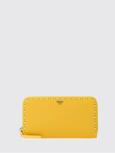 selleria continental zip-around calfskin wallet